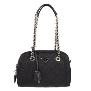Prada Black Nylon Shoulder Bag